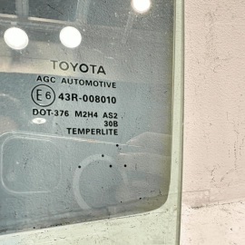 TOYOTA CAMRY 2018-2024 REAR LEFT DRIVER SIDE DOOR WINDOW GLASS OEM
