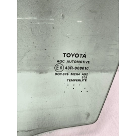 TOYOTA CAMRY 2018-2024 REAR LEFT DRIVER SIDE DOOR WINDOW GLASS OEM
