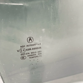 2014-2020 ACURA MDX REAR RIGHT PASSENGER SIDE DOOR WINDOW GLASS OEM