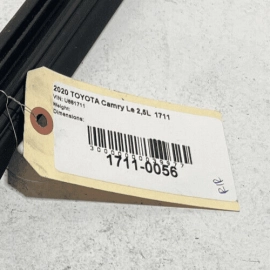 TOYOTA CAMRY 2018-2024 REAR PASSENGER DOOR WINDOW INNER WEATHERSTRIP SEAL O