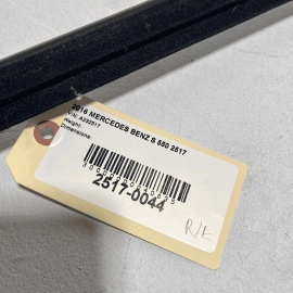 2014-2017 MERCEDES S550 W222 REAR DRIVER DOOR WINDOW BELT WEATHERSTRIP SEAL