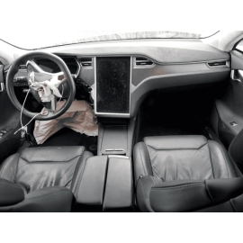 12-20 Tesla Model S Dash Instrument Panel Passenger Side End Cap Cover Trim