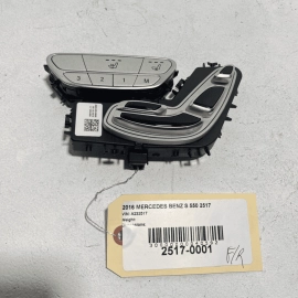 2014-2017 MERCEDES S550 W222 FRONT PASSENGER DOOR SEAT MEMORY ADJUST SWITCH
