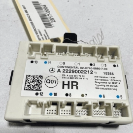2014-2017 MERCEDES S550 W222 REAR RIGHT DOOR WINDOW CONTROL MODULE UNIT OEM
