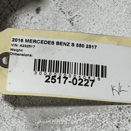 MERCEDES S550 W222 RWD REAR DRIVER OR PASSENGER SIDE AXLE SHAFT OEM 2014 - 