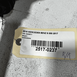 2014 - 2017 MERCEDES S550 W222 RWD REAR RIGHT OR LEFT SIDE AXLE SHAFT OEM