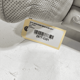 2014-2017 MERCEDES S550 W222 REAR UPPER BACK SEAT CUSHION & HEADREST OEM