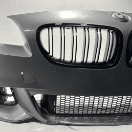 2014 – 2016 BMW 528i F10 FRONT BUMPER COVER WITH FOG LAMPS PARK SENSOR OEM 