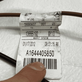 07-12 Mercedes X164 GL450 Rear Left Driver Side Trunk Tailgate Wire Harness 07-12 Mercedes X164 GL450 Rear Left Driver Side Trunk Tailgate Wire Harness