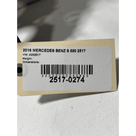 Rear Shelf Speaker Deck Trim Cover Mercedes-Benz S550 2014-2017 OEM