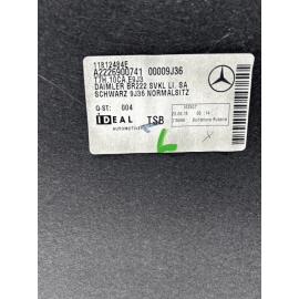 Trunk Left Side Quarter Panel Trim Cover Mercedes-Benz S550 2014-2017 OEM