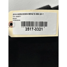 Trunk Left Side Quarter Panel Trim Cover Mercedes-Benz S550 2014-2017 OEM