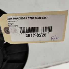 Rear Left Driver Spindle Knuckle Hub Mercedes-Benz S550 2014-2017 OEM