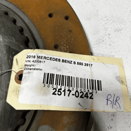 Rear Right Disc Brake Rotor Mercedes-Benz S550 2014-2017 OEM