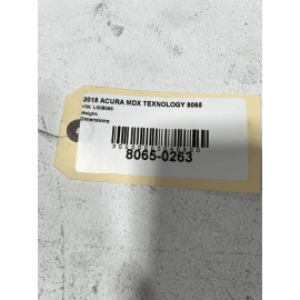 ACURA MDX 2017-2020 3.5L FRONT BUMPER LOWER SHIELD AIR DEFLECTOR COVER OEM