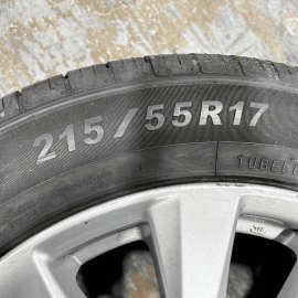 Alloy Factory Silver Wheel 215 55 R17 W/ Good Tire TOYOTA CAMRY 2018-2020 OEM