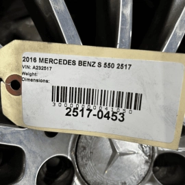 Wheel Rim 275 35 R20 5/112 9.5J ET38 Mercedes-Benz S550 2016-2017 OEM