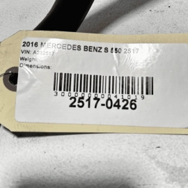 2014-2017 MERCEDES S550 W222 LOWER RADIATOR WATER COOLANT HOSE PIPE LINE OEM