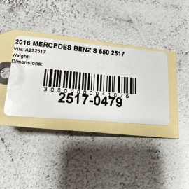 2014-2017 MERCEDES W222 S550 HVAC HEATER WATER OUTLET HOSE TUBE PIPE OEM