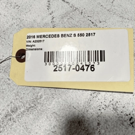 2014-2017 MERCEDES W222 S550 AC AIR CONDITIONING HOSE TUBE PIPE OEM 2014-2017 MERCEDES W222 S550 AC AIR CONDITIONING HOSE TUBE PIPE OEM