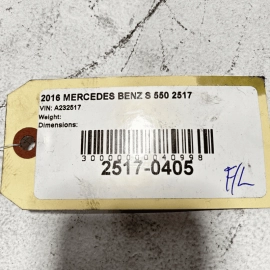 2014-2017 MERCEDES S550 RWD FRONT DRIVER SIDE REINFORCEMENT SUPPORT BRACKET OEM