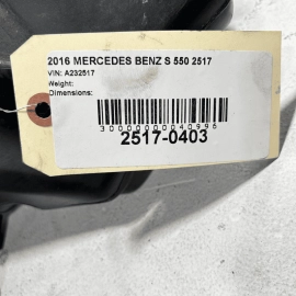 2014 - 2017 MERCEDES S600 S550 W222 WINDSHIELD WIPER WASHER RESERVOIR TANK OEM