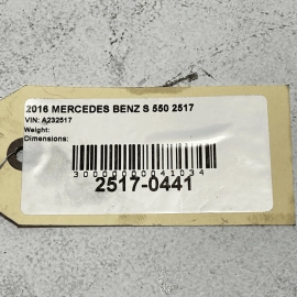 2014-2017 Mercedes Benz W222 S600 S550 Radiator Expansion Tank Coolant Hose OEM