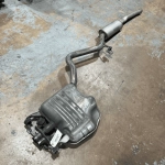 2014-2017 MERCEDES S550 W222 REAR LEFT DRIVER SIDE EXHAUST MUFFLER W/ PIPE OEM