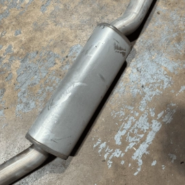 2014-2017 MERCEDES S550 W222 REAR LEFT DRIVER SIDE EXHAUST MUFFLER W/ PIPE OEM