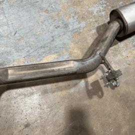 2014-2017 MERCEDES S550 W222 REAR LEFT DRIVER SIDE EXHAUST MUFFLER W/ PIPE OEM
