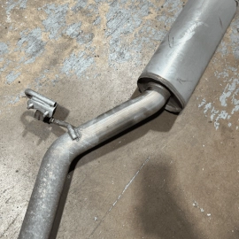 2014-2017 MERCEDES S550 W222 REAR LEFT DRIVER SIDE EXHAUST MUFFLER W/ PIPE OEM