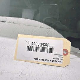 ACURA MDX 2014-2020 REAR LEFT DRIVER SIDE DOOR WINDOW GLASS OEM