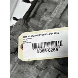 2016-17-2020 ACURA MDX 3.5L SH-AWD REAR DIFF DIFFERENTIAL AXLE CARRIER OEM