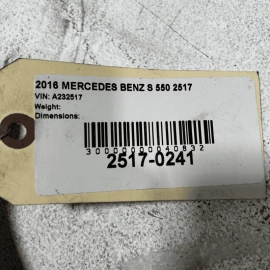 2015-2017 MERCEDES S550 W222 RADIATOR COOLANT WATER HOSE TUBE PIPE OEM
