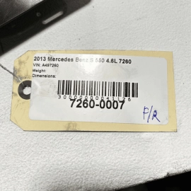 2011-2013 Mercedes W221 S550 Front Right Passenger Side Door Control Module OEM