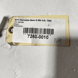 2007-17 Mercedes W221 S550 Front Right Passenger Door Sill Scuff Plate Trim OEM