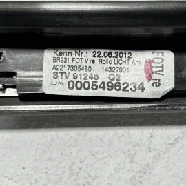 2007-2013 MERCEDES S550 W221 REAR RIGHT DOOR ARMREST WOOD TRIM GARNISH OEM 2007-2013 MERCEDES S550 W221 REAR RIGHT DOOR ARMREST WOOD TRIM GARNISH OEM