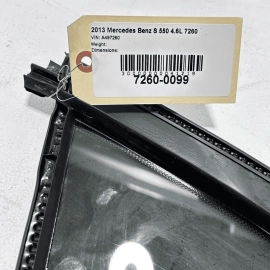 2007-2013 MERCEDES S550 W221 REAR RIGHT SIDE DOOR QUARTER GLASS WINDOW OEM