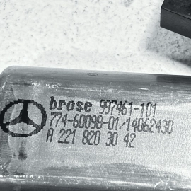 2007-2013 MERCEDES S550 W221 REAR PASSENGER SIDE WINDOW REGULATOR MOTOR OEM 2007-2013 MERCEDES S550 W221 REAR PASSENGER SIDE WINDOW REGULATOR MOTOR OEM