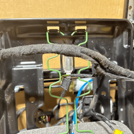 Mercedes W221 S550 07-13 Front Passenger Lower Seat Frame & Bladder Bolster OEM