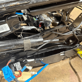 Mercedes W221 S550 07-13 Front Passenger Lower Seat Frame & Bladder Bolster OEM