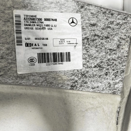 2014-2017 MERCEDES S550 W222 FRONT LEFT INTERIOR FLOOR MAT CARPET COVER OEM 2014-2017 MERCEDES S550 W222 FRONT LEFT INTERIOR FLOOR MAT CARPET COVER OEM