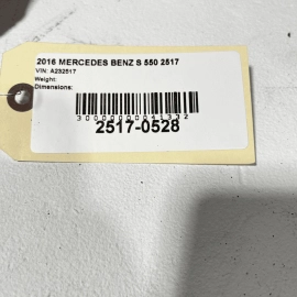 2014-2017 MERCEDES S550 W222 REAR SECOND ROW INTERIOR FLOOR MAT CARPET COVER OEM 2014-2017 MERCEDES S550 W222 REAR SECOND ROW INTERIOR FLOOR MAT CARPET COVER OEM
