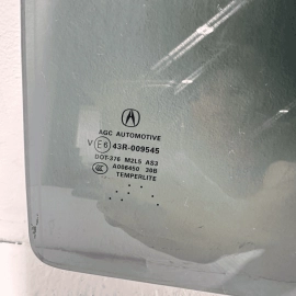 ACURA MDX 2014-2020 REAR RIGHT PASSENGER SIDE DOOR WINDOW GLASS OEM ACURA MDX 2014-2020 REAR RIGHT PASSENGER SIDE DOOR WINDOW GLASS OEM