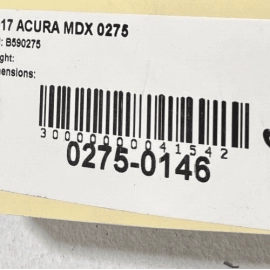 ACURA MDX 2014-2020 REAR 3RD ROW PASSENGER SIDE SEAT BELT SEATBELT RETRACTOR OEM