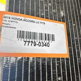 AC Air Conditioning Condenser Radiator 1.5L Honda Accord 2018-2020 OEM