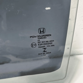 2018 - 2020 HONDA ACCORD REAR LEFT DRIVER SIDE DOOR WINDOW GLASS OEM