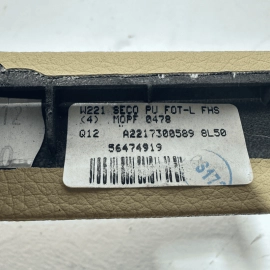 2007-13 MERCEDES S550 Rear Left Window Regulator Control Trim Bezel OEM