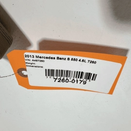 2007-13 Mercedes W221 S550 Rear Driver Door Interior Panel Storage OEM Beige