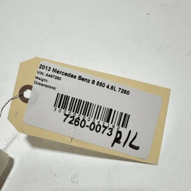 2007-13 Mercedes S550 S600 Rear Left Driver Side AMG Window Regulator Motor OEM 2007-13 Mercedes S550 S600 Rear Left Driver Side AMG Window Regulator Motor OEM